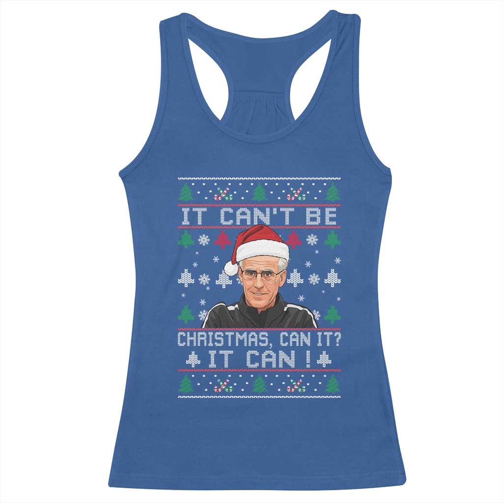 Christmas McCarthy It Can’t Be Racerback Tank Top Retro Football Fan Ugly Xmas - Wonder Print Shop