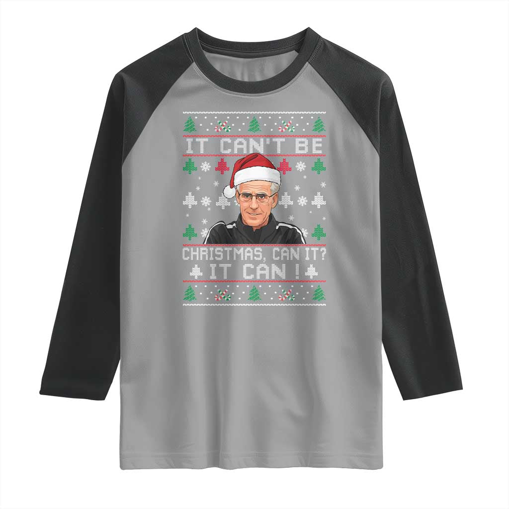 Christmas McCarthy It Can’t Be Raglan Shirt Retro Football Fan Ugly Xmas - Wonder Print Shop