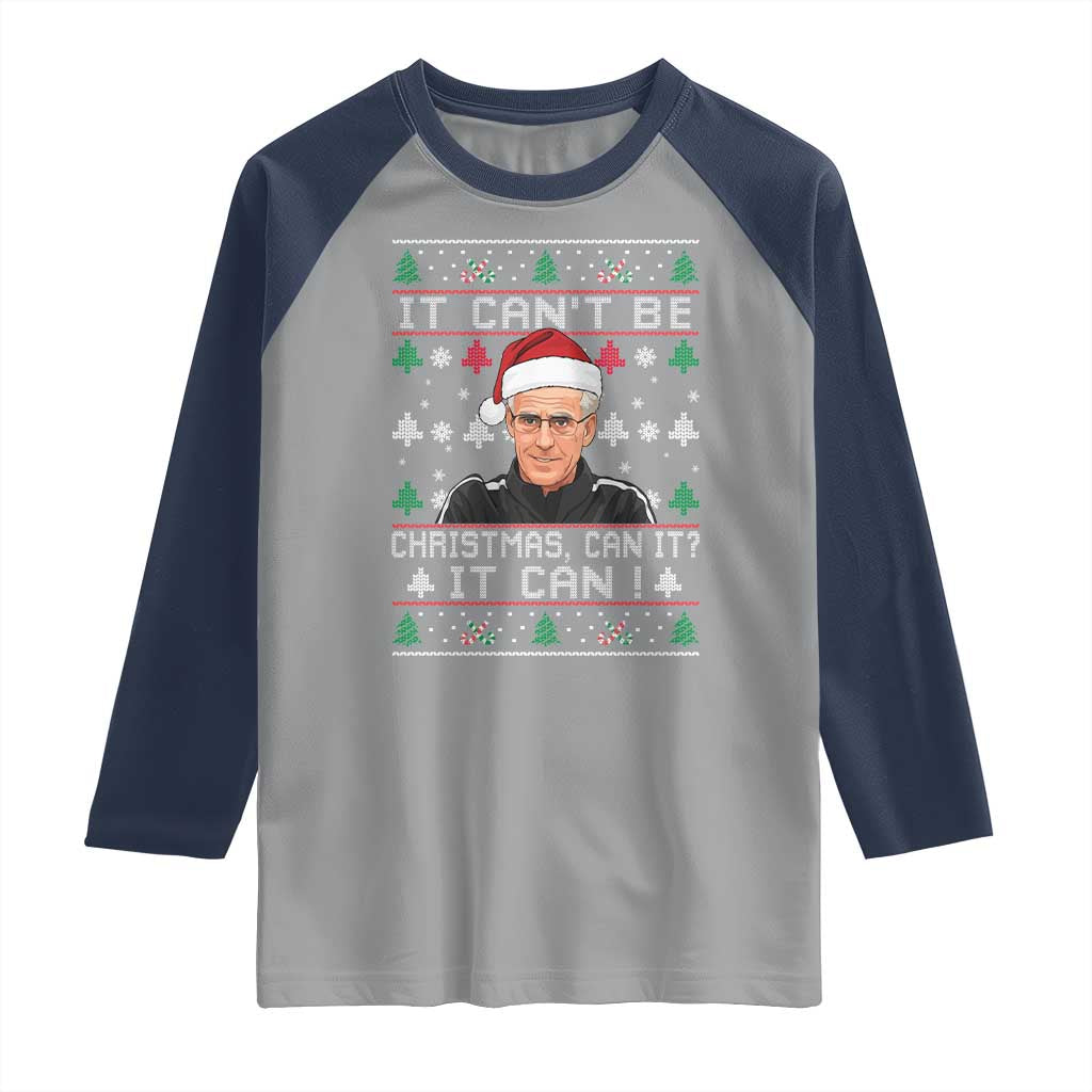 Christmas McCarthy It Can’t Be Raglan Shirt Retro Football Fan Ugly Xmas - Wonder Print Shop
