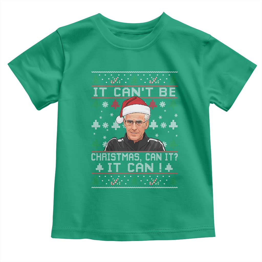 Christmas McCarthy It Can’t Be Toddler T Shirt Retro Football Fan Ugly Xmas - Wonder Print Shop