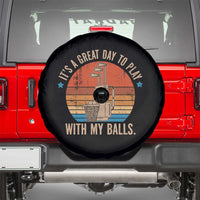 Funny Golf Spare Tire Cover Retro Its A Great Day To Play With My Balls - Wonder Print Shop