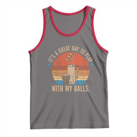 Funny Golf Tank Top Retro Its A Great Day To Play With My Balls - Wonder Print Shop