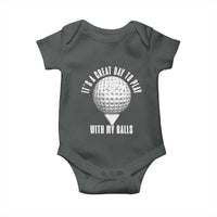Funny Golf Baby Onesie Its A Great Day To Play With My Balls - Wonder Print Shop