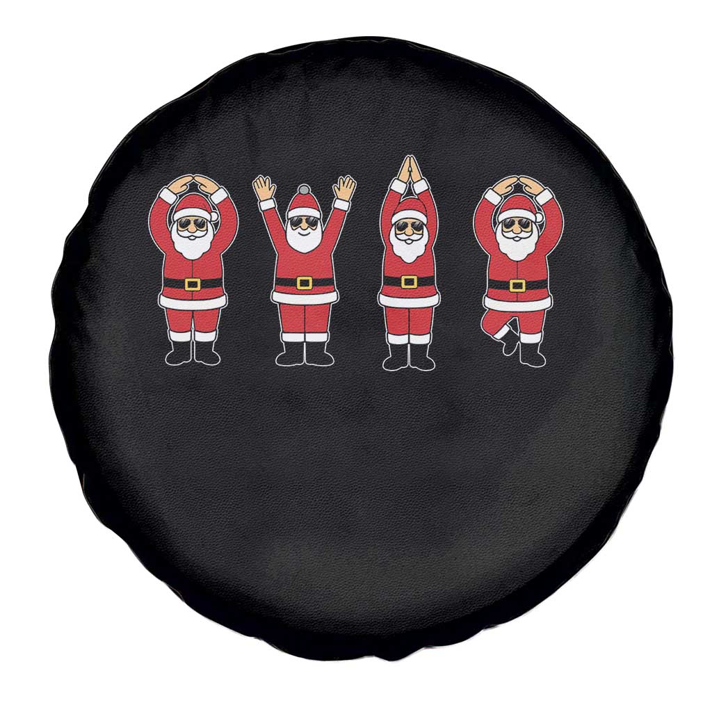 Santa O-H-I-O State Spare Tire Cover Funny Santa Christmas Ohio Midwestern Party Team - Wonder Print Shop