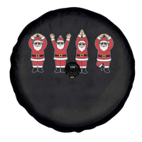 Santa O-H-I-O State Spare Tire Cover Funny Santa Christmas Ohio Midwestern Party Team - Wonder Print Shop