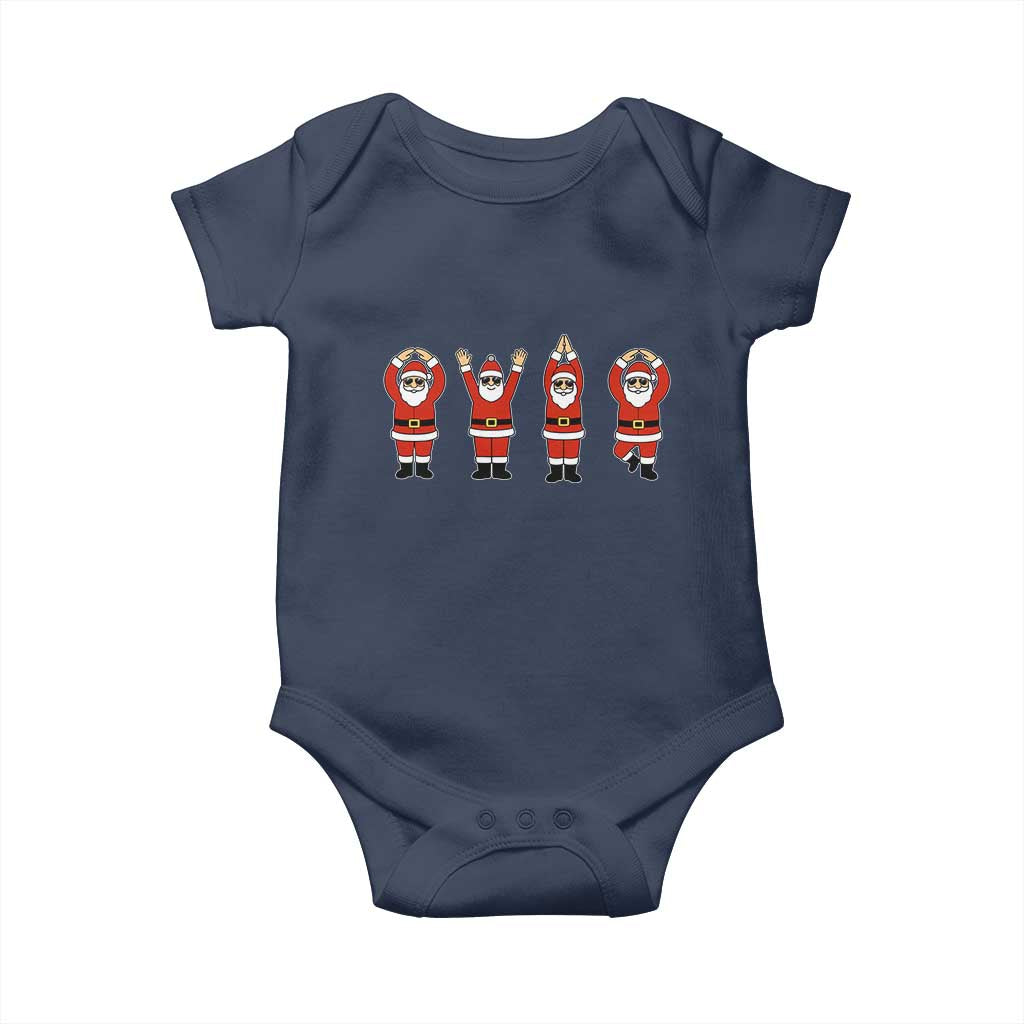 Santa O-H-I-O State Baby Onesie Funny Santa Christmas Ohio Midwestern Party Team - Wonder Print Shop
