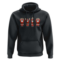 Santa O-H-I-O State Hoodie Funny Santa Christmas Ohio Midwestern Party Team - Wonder Print Shop