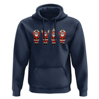 Santa O-H-I-O State Hoodie Funny Santa Christmas Ohio Midwestern Party Team - Wonder Print Shop