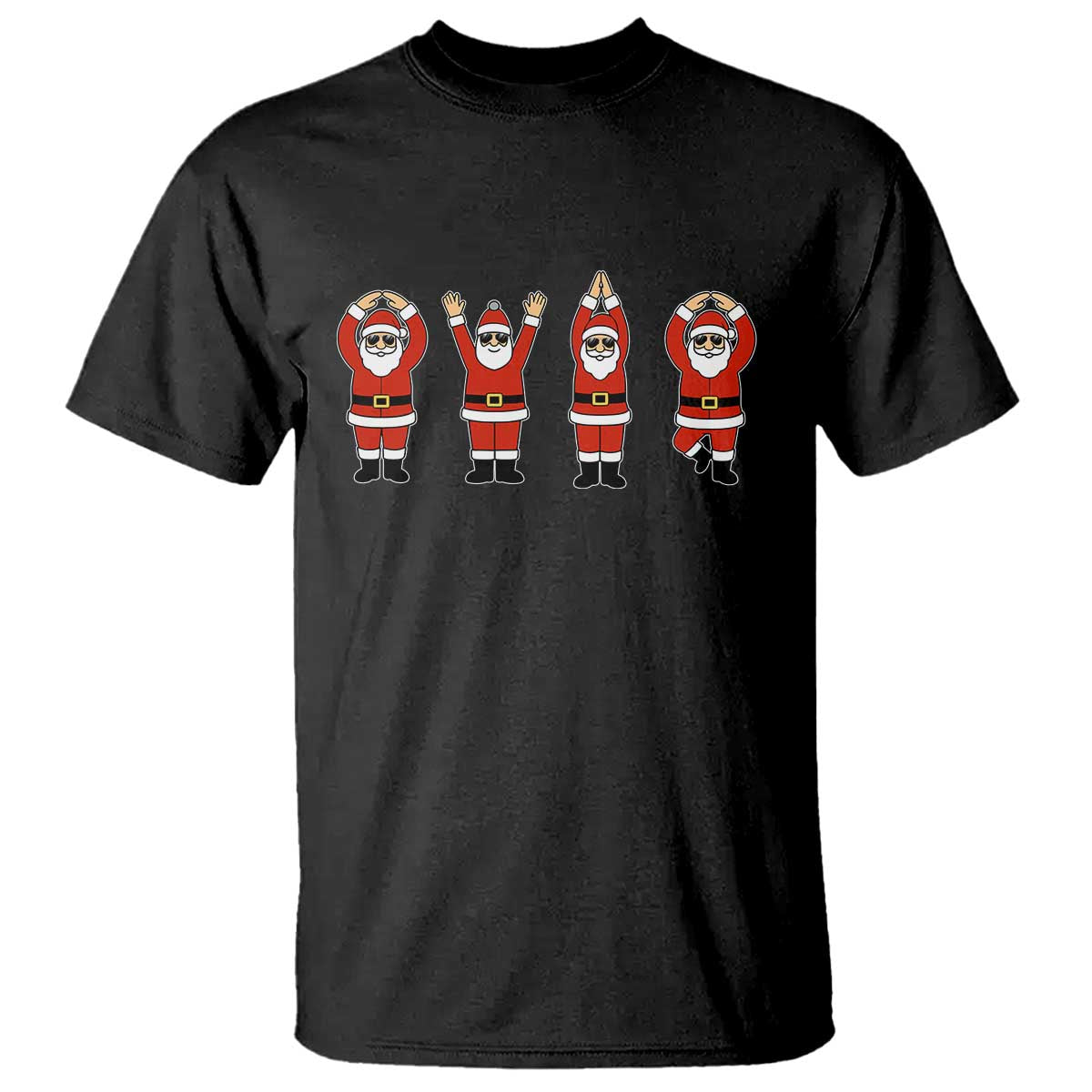 Santa O-H-I-O State T Shirt Funny Santa Christmas Ohio Midwestern Party Team - Wonder Print Shop