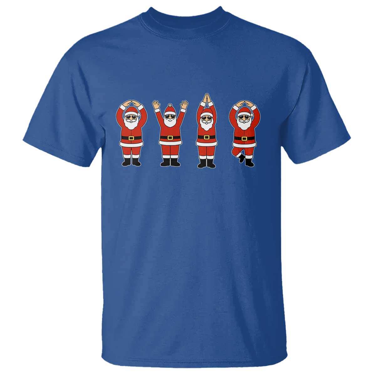 Santa O-H-I-O State T Shirt Funny Santa Christmas Ohio Midwestern Party Team - Wonder Print Shop