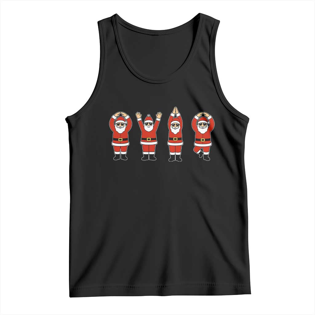 Santa O-H-I-O State Tank Top Funny Santa Christmas Ohio Midwestern Party Team - Wonder Print Shop