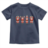 Santa O-H-I-O State Toddler T Shirt Funny Santa Christmas Ohio Midwestern Party Team - Wonder Print Shop