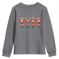 Santa O-H-I-O State Youth Sweatshirt Funny Santa Christmas Ohio Midwestern Party Team - Wonder Print Shop