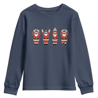 Santa O-H-I-O State Youth Sweatshirt Funny Santa Christmas Ohio Midwestern Party Team - Wonder Print Shop