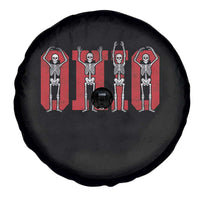 O-H-I-O State Spare Tire Cover Funny Skeletons Ohio Vintage Halloween Team - Wonder Print Shop