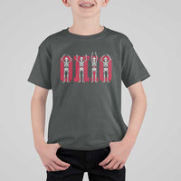 O-H-I-O State T Shirt For Kid Funny Skeletons Ohio Vintage Halloween Team - Wonder Print Shop