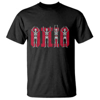 O-H-I-O State T Shirt Funny Skeletons Ohio Vintage Halloween Team - Wonder Print Shop
