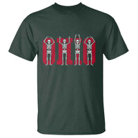 O-H-I-O State T Shirt Funny Skeletons Ohio Vintage Halloween Team - Wonder Print Shop