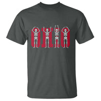 O-H-I-O State T Shirt Funny Skeletons Ohio Vintage Halloween Team - Wonder Print Shop
