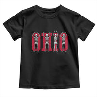 O-H-I-O State Toddler T Shirt Funny Skeletons Ohio Vintage Halloween Team - Wonder Print Shop