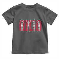 O-H-I-O State Toddler T Shirt Funny Skeletons Ohio Vintage Halloween Team - Wonder Print Shop