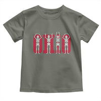 O-H-I-O State Toddler T Shirt Funny Skeletons Ohio Vintage Halloween Team - Wonder Print Shop