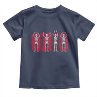 O-H-I-O State Toddler T Shirt Funny Skeletons Ohio Vintage Halloween Team - Wonder Print Shop