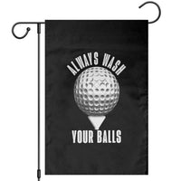Funny Golf Garden Flag Always Wash Your Balls Meme - Wonder Print Shop