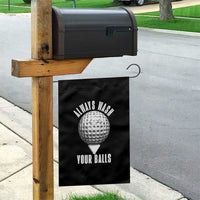 Funny Golf Garden Flag Always Wash Your Balls Meme - Wonder Print Shop