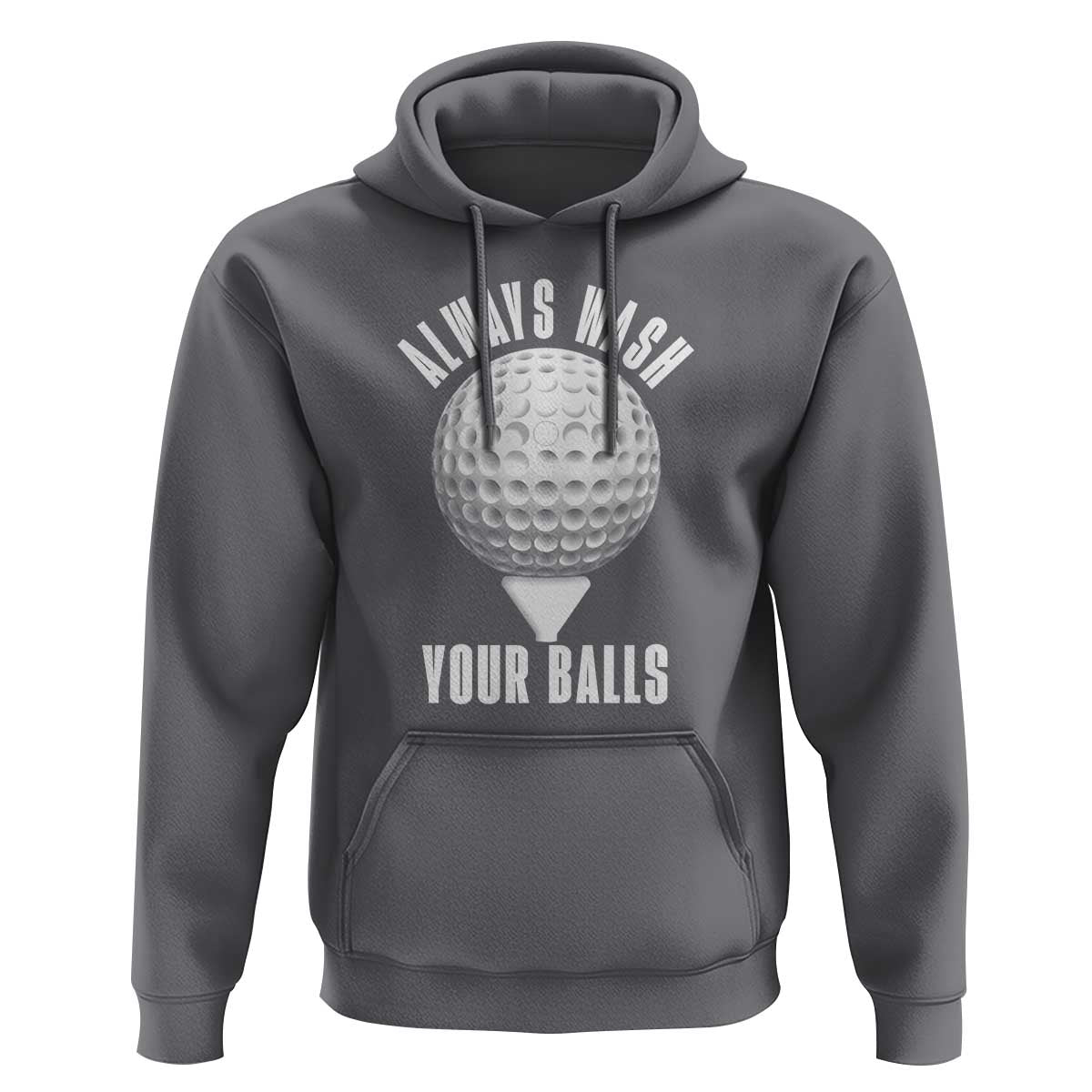 Funny Golf Hoodie Always Wash Your Balls Meme - Wonder Print Shop