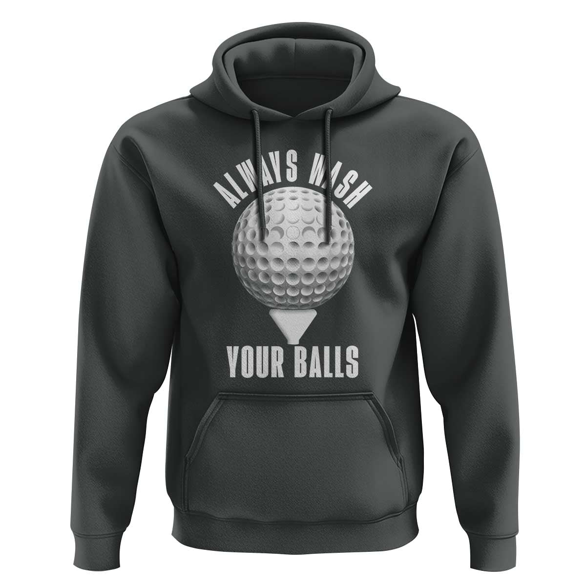 Funny Golf Hoodie Always Wash Your Balls Meme - Wonder Print Shop