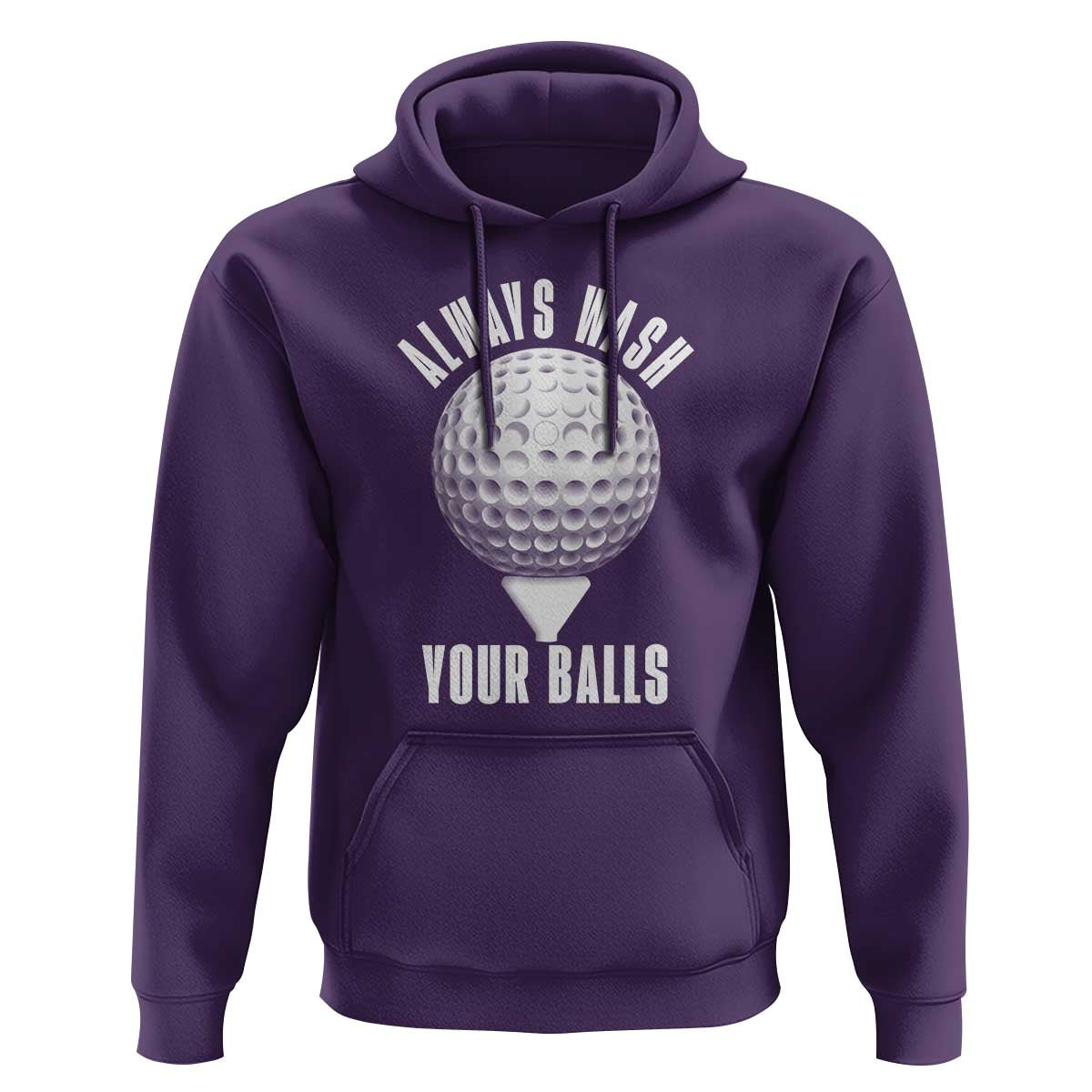 Funny Golf Hoodie Always Wash Your Balls Meme - Wonder Print Shop