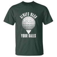 Funny Golf T Shirt Always Wash Your Balls Meme - Wonder Print Shop