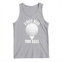 Funny Golf Tank Top Always Wash Your Balls Meme - Wonder Print Shop