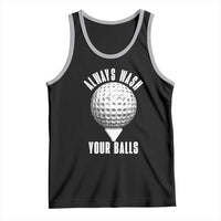 Funny Golf Tank Top Always Wash Your Balls Meme - Wonder Print Shop