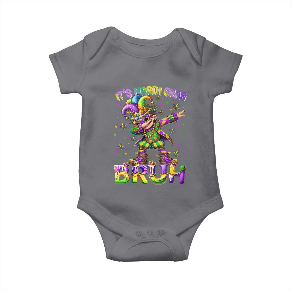 It's Mardi Gras Bruh Baby Onesie Dabbing Boy Kids