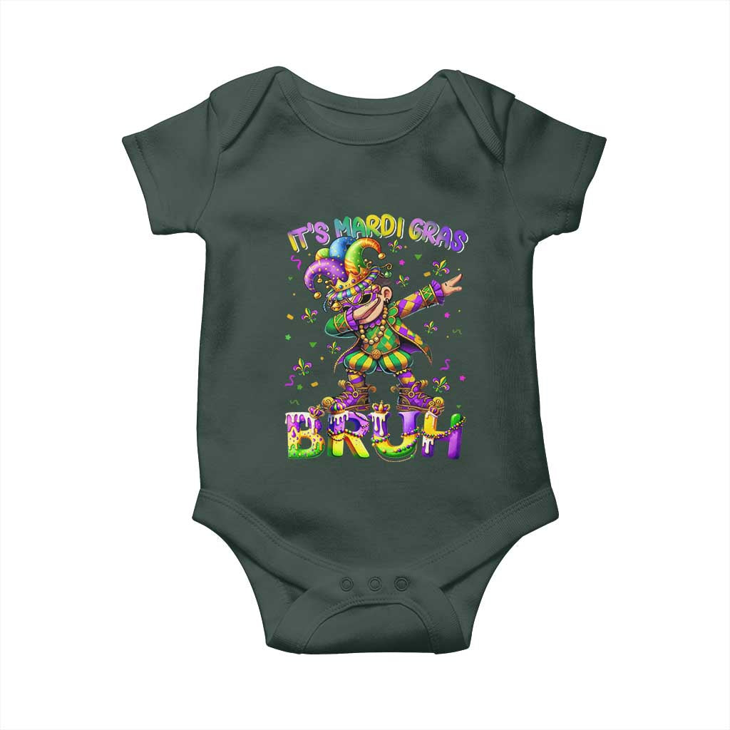 It's Mardi Gras Bruh Baby Onesie Dabbing Boy Kids