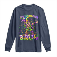 It's Mardi Gras Bruh Long Sleeve Shirt Dabbing Boy Kids