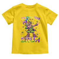 It's Mardi Gras Bruh Toddler T Shirt Dabbing Boy Kids