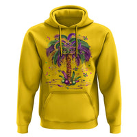 Mardi Gras Bead Tree Hoodie Carnival New Orleans Hawaiian Tropical Palm Tree 2025