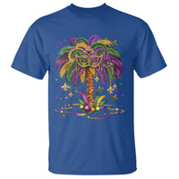 Mardi Gras Bead Tree T Shirt Carnival New Orleans Hawaiian Tropical Palm Tree 2025