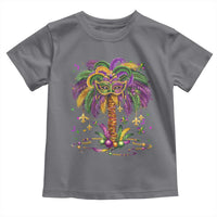 Mardi Gras Bead Tree Toddler T Shirt Carnival New Orleans Hawaiian Tropical Palm Tree 2025