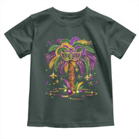 Mardi Gras Bead Tree Toddler T Shirt Carnival New Orleans Hawaiian Tropical Palm Tree 2025