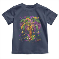 Mardi Gras Bead Tree Toddler T Shirt Carnival New Orleans Hawaiian Tropical Palm Tree 2025