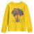 Mardi Gras Bead Tree Youth Sweatshirt Carnival New Orleans Hawaiian Tropical Palm Tree 2025