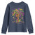 Mardi Gras Bead Tree Youth Sweatshirt Carnival New Orleans Hawaiian Tropical Palm Tree 2025