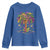 Mardi Gras Bead Tree Youth Sweatshirt Carnival New Orleans Hawaiian Tropical Palm Tree 2025