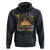 Little Miss Mardi Gras Afro Messy Bun Girls Hoodie