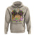 Little Miss Mardi Gras Afro Messy Bun Girls Hoodie