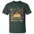 Little Miss Mardi Gras Afro Messy Bun Girls T Shirt